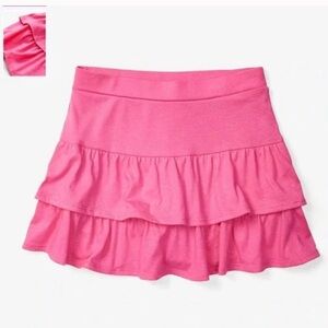 Glitter tiered ruffle skirt